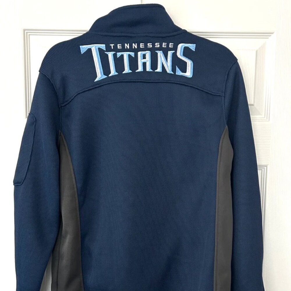 NWT NFL Team Apparel TENNESSEE TITANS Embroidered pullover Jacket Small MSRP $90 - Picture 10 of 15